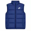 Nike Men's Puffer Vest with White Logo - 1