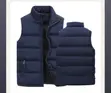 Nike Men's Puffer Vest with White Logo - 2