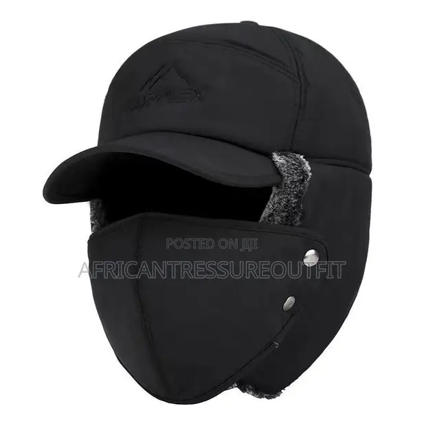 Trapper Hat Winter Warm Baseball Cap with Windproof Design - 1