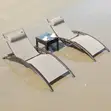 S-Shape Sun Lounge with Headrest - 2
