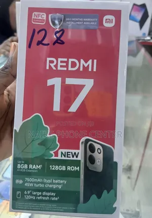 New Xiaomi Redmi 17 128GB Black