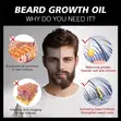 Beard Master Beard Growth Oil (30ml) - Daily Support Formula - 4