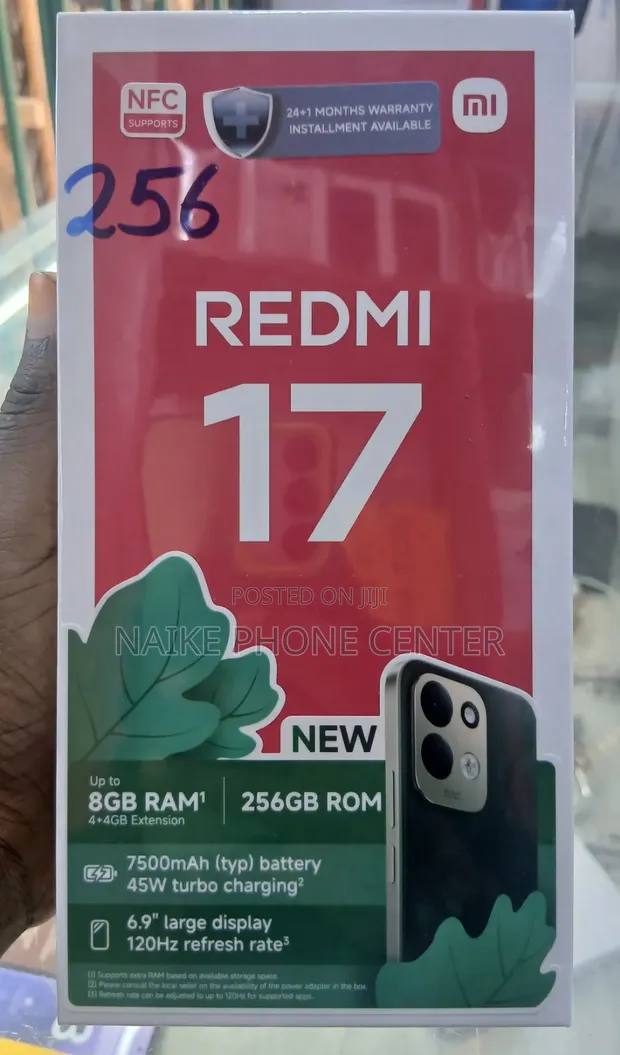 New Xiaomi Redmi 17 256GB Black - 1