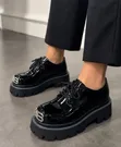Viatu vya Ngozi vya Wanaume Gucci Moccasins - Nyeusi - 3