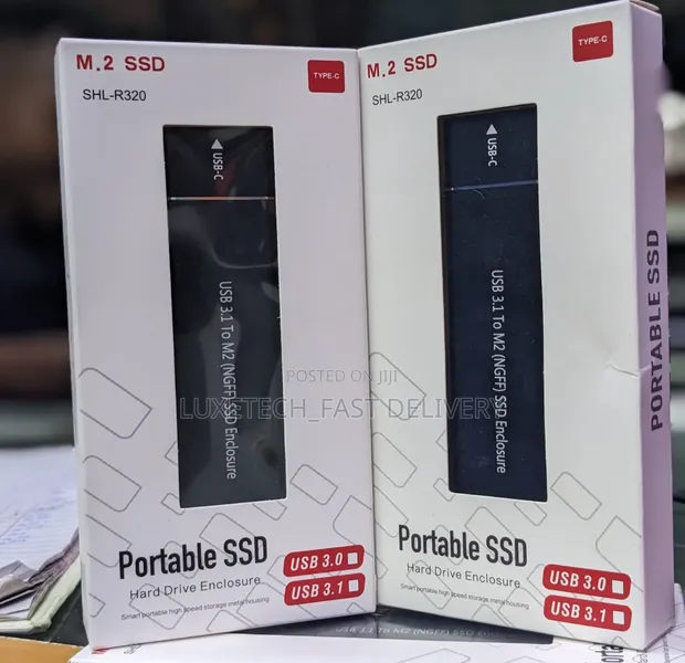 M.2 NGFF SSD Enclosure - USB 3.1 Type-C External Case - 1