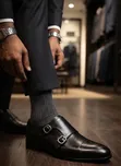Viatu vya Ngozi vya Wanaume Zara Moccasins - Nyeusi - 4