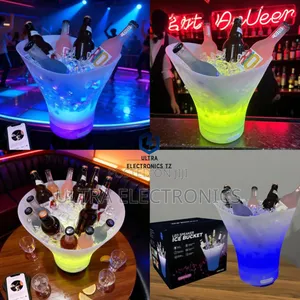 Portable LED Speaker Ice Bucket 7L