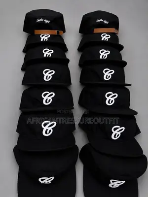 Chapter Eight Flat Top Cap with Bold 'C' Logo