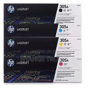HP 305A Toner Cartridge Set (Black, Magenta, Yellow, Cyan)