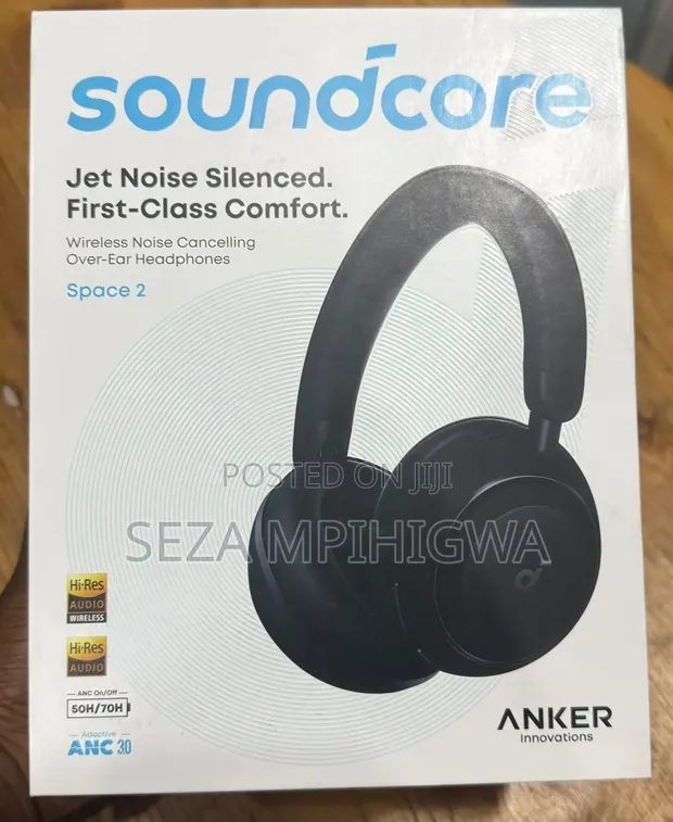 Soundcore Space 2 Wireless Noise Cancelling Headphones - Anker - 1