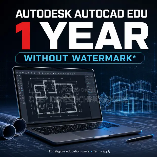 Autodesk AutoCAD EDU - Leseni ya Mwaka 1 (Bila Watermark) - 1