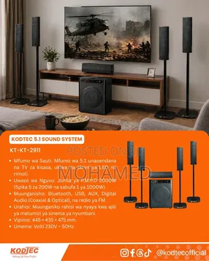 Kodtec Home Theater 5.1 - KT-2911