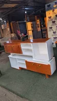 Wood-Mode TV Stand - Black - 1