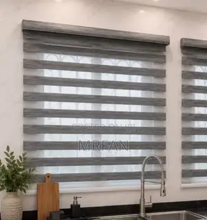 Zebra Blinds for Office & Kitchen