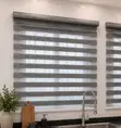 Zebra Blinds for Office & Kitchen - 1