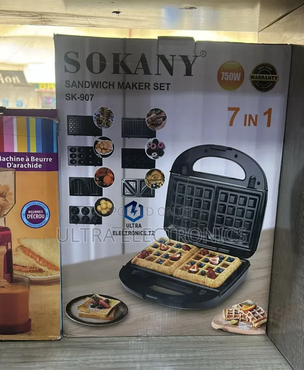 Sokany Sandwich Maker Set 7 in 1 (750W) - 1