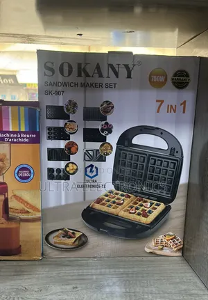 Sokany Sandwich Maker Set 7 in 1 (750W)