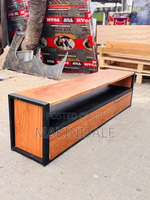 Wood TV Stand with Drawers