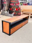 Wood TV Stand with Drawers - 4