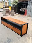 Wood TV Stand with Drawers - 5