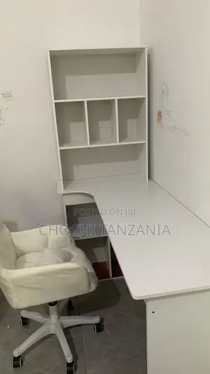 Woodstock Corner Desk with Bookshelf - Brand New