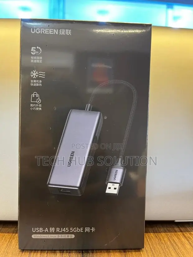 Ugreen CM848 USB-A to RJ45 5GbE Network Adapter - 1