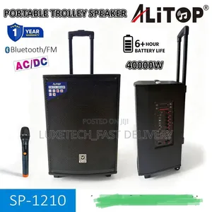 Alitop SP-1210 Portable Rechargeable PA Speaker with Mic