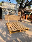 Pallet Bed Frame 5x6 and Mattress 5/6 Inch - 2