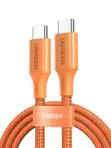 UGREEN L501 Kebo ya USB-C kwenda USB-C 60W ya Kuchaji Haraka Rangi ya Chungwa - 1