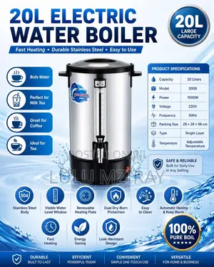 Electric Water Boiler 20L