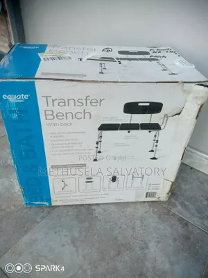 PEPE Mobility Tub Transfer Bench with Back