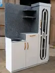 Wood-Mode Kabati Nyeupe za Jikoni - Mpya Kabisa - 1