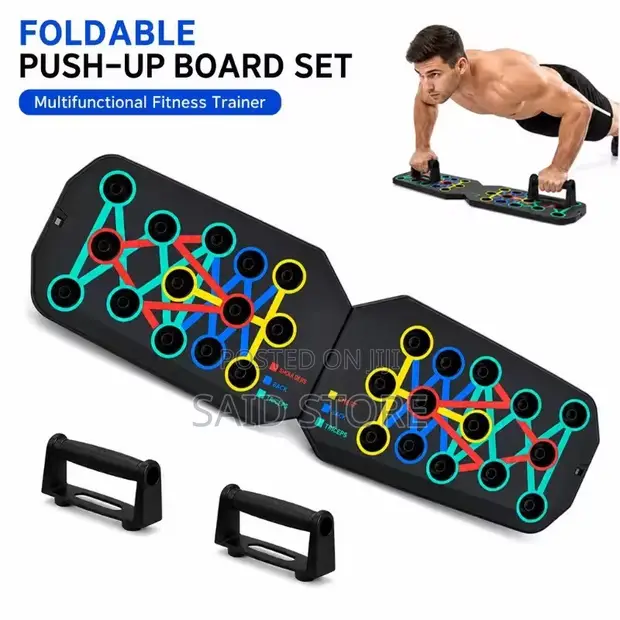 Bodyfit Foldable Multifunctional Push-up Board - 1