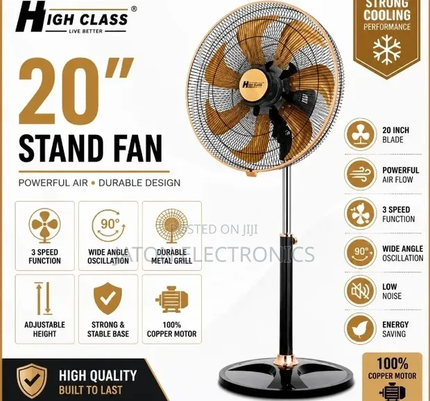 High Class Industrial Stand Fan 20" - 1