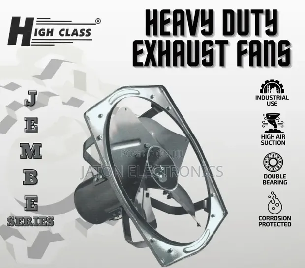 HighClass Heavy Duty Exhaust Fan - 9" - 1