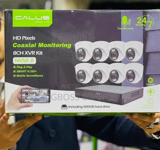 Calus 8 Indoor CCTV Camera Kit - 1