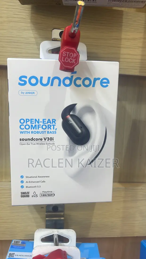 Soundcore by Anker V30i Open Ear Headphones (Black) - 1