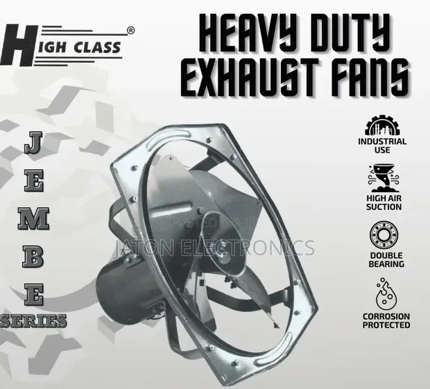 HighClass Heavy Duty Exhaust Fan - 12" - 1