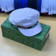 Embellished Leather Beret Cap - 5