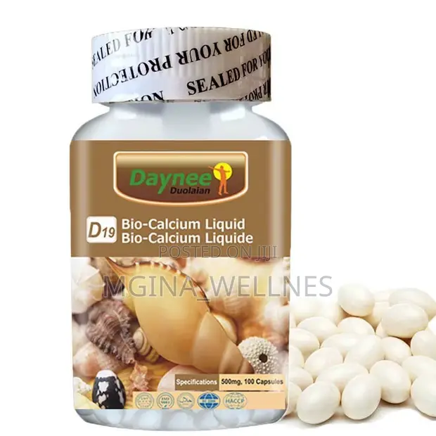 Bio-Calcium Liquid Capsules (500mg, 100 Capsules) - 1