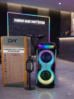 Digi Wave Musicparty 80W Portable Speaker with Mic