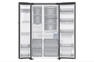 Samsung RS90F65ANFME 594L Bespoke AI Side-by-Side Refrigerator Black