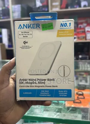 Anker Nano Power Bank (5K, MagGo, Slim)