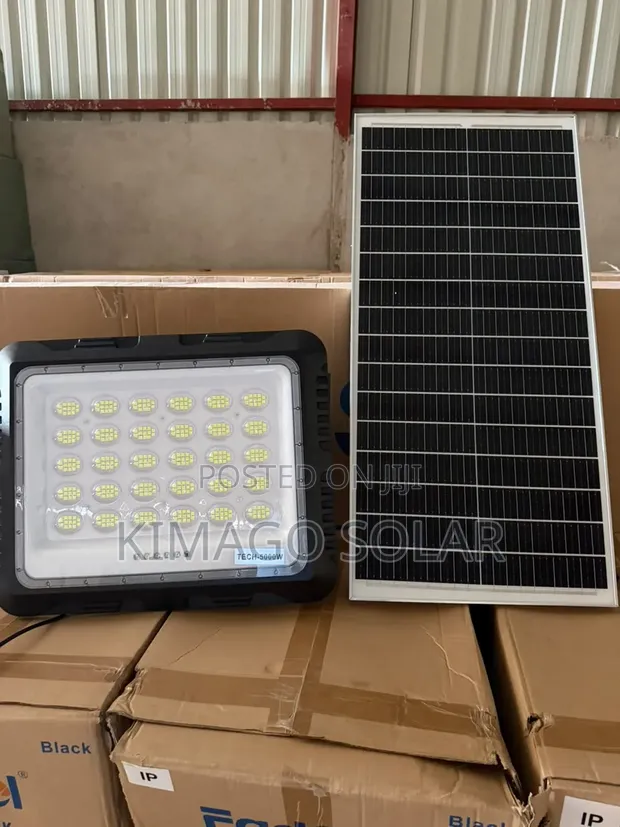5000W Solar Floodlight - Nguvu ya Kukabili Giza - 1