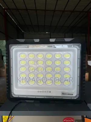 New Model 5000W Solar Floodlight with 80W Panel