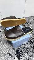 Prada Men's Leather Open Shoes/Sandals - 3
