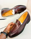 JM Weston Coffee Leather Shoes - 1