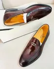 JM Weston Coffee Leather Shoes - 2