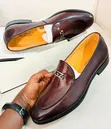 JM Weston Coffee Leather Shoes - 3