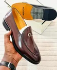 JM Weston Coffee Leather Shoes - 4